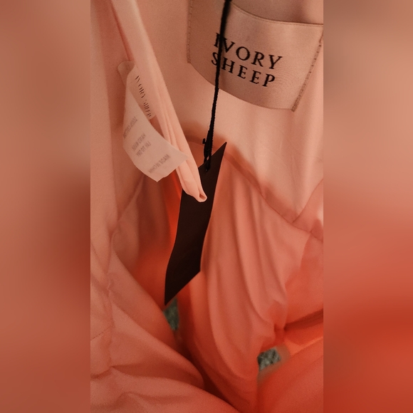 Ivory Sheep Pink Cotton Blossom Mini Dress - Picture 5 of 8